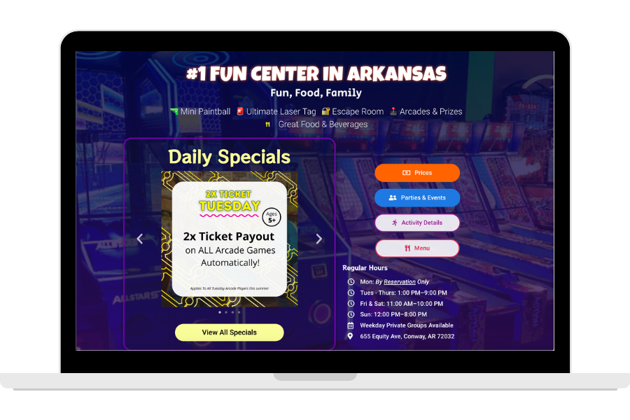 After website example 1