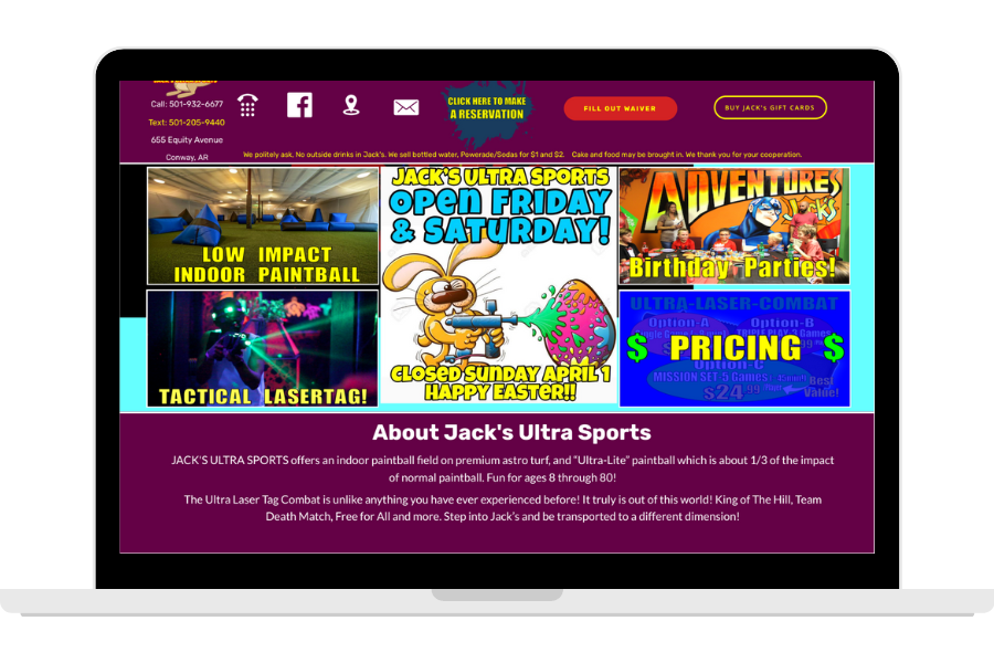 Website Design Before 1